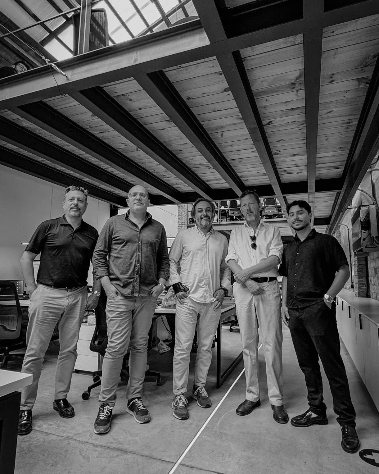 Visita de Dick van Gameren, socio de Mecanoo y decano de TU Delft, a Arqueha